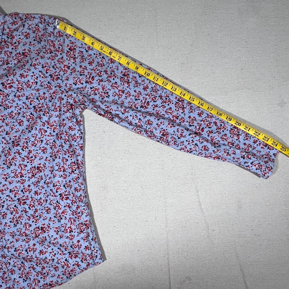 Banana Republic Mens Floral Untucked Fit Button Down Shirt - Size M - Picture 7 of 8